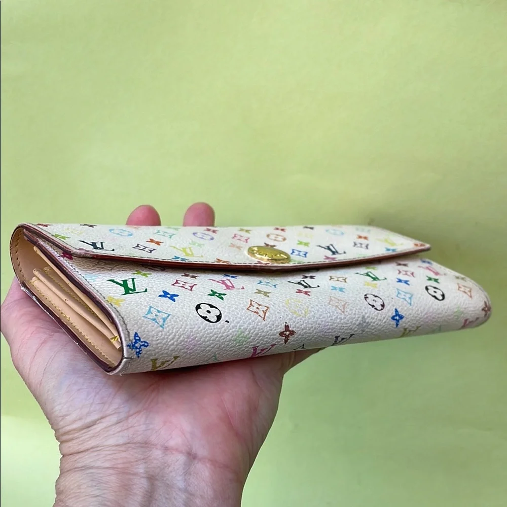 Vintage Louis Vuitton Iconic Takashi Murakami’s Monogram Multicolor Wallet
